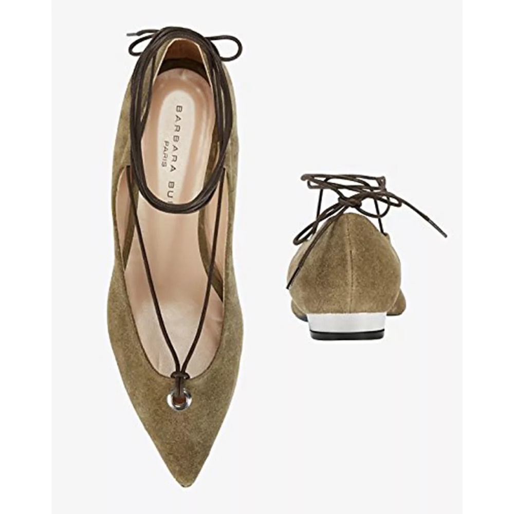 BARBARA BUI SUEDE FLATS